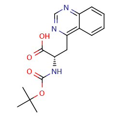 (2S)-2-{[(tert-butoxy)carbonyl]amino}-3-(quinazolin-4-yl)propanoicacid图片