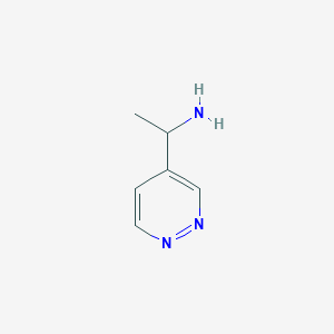 1-(pyridazin-4-yl)ethan-1-amine图片