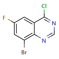 8-bromo-4-chloro-6-fluoro-quinazoline图片