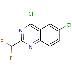 4,6-dichloro-2-(difluoromethyl)quinazoline图片