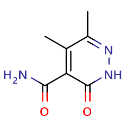 5,6-dimethyl-3-oxo-2,3-dihydropyridazine-4-carboxamide图片