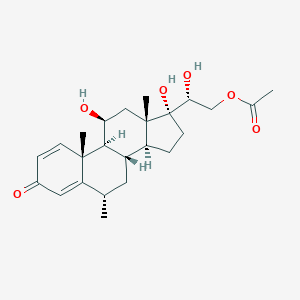 6α-Methyl-20(R)-hydroxy Prednisolone 21-Acetate图片