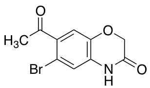 7-Acetyl-6-bromo-3,4-dihydro-2H-1,4-benzoxazin-3-one图片