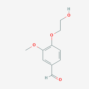 4-(2-羟基-乙氧基)-3-甲氧基-苯甲醛图片