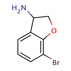 7-bromo-2,3-dihydro-1-benzofuran-3-amine图片