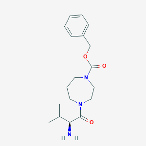 4-((S)-2-Amino-3-methyl-butyryl)-[1,4]diazepane-1-carboxylic acid benzyl ester图片