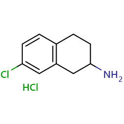 7-chloro-1,2,3,4-tetrahydronaphthalen-2-aminehydrochloride图片