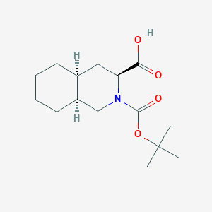 (3S,4aS,8aS)-2-[(tert-butoxy)carbonyl]-decahydroisoquinoline-3-carboxylicacid图片