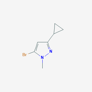 5-bromo-3-cyclopropyl-1-methyl-1H-pyrazole图片