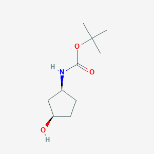 Tert-Butyl((1S,3R)-3-hydroxycyclopentyl)carbamate图片