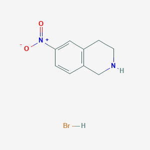 6-Nitro-1,2,3,4-tetrahydroisoquinoline hydrobromide图片