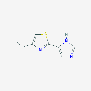 4-ethyl-2-(1H-imidazol-4-yl)-1,3-thiazole图片