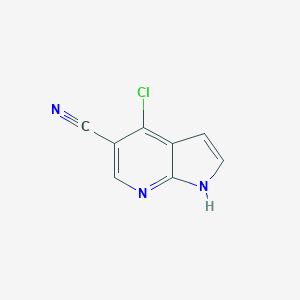 4-Chloro-1H-pyrrolo[2,3-b]pyridine-5-carbonitrile图片
