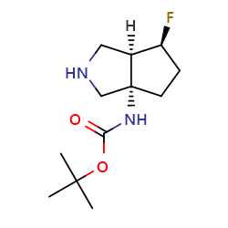 tert-butylN-[(3aS,6S,6aR)-6-fluoro-octahydrocyclopenta[c]pyrrol-3a-yl]carbamate图片