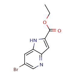 Ethyl6-bromo-1H-pyrrolo[3,2-b]pyridine-2-carboxylate图片