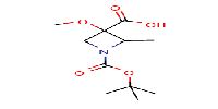 1-tert-butoxycarbonyl-3-methoxy-2-methyl-azetidine-3-carboxylicacid图片