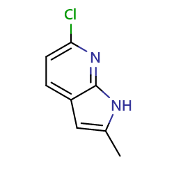 6-Chloro-2-methyl-1h-pyrrolo[2,3-b]pyridine图片