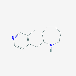 2-[(3-methyl-4-pyridinyl)methyl]azepane图片