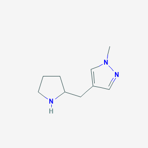 1-methyl-4-(pyrrolidin-2-ylmethyl)-1H-pyrazole图片