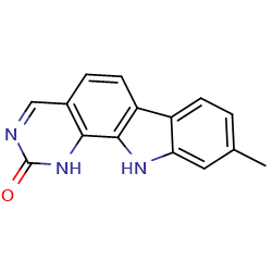 9-methyl-1H,2H,11H-pyrimido[4,5-a]carbazol-2-one图片