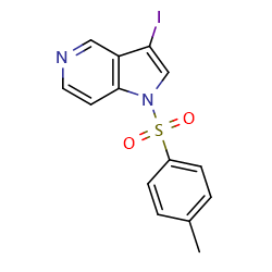 3-Iodo-1-(4-methylbenzenesulfonyl)-1H-pyrrolo[3,2-c]pyridine图片