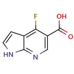 4-Fluoro-1h-pyrrolo[2,3-b]pyridine-5-carboxylicacid图片