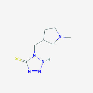 1-[(1-Methylpyrrolidin-3-yl)methyl]-1H-1,2,3,4-tetrazole-5-thiolͼƬ