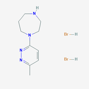 1-(6-methylpyridazin-3-yl)-1,4-diazepane dihydrobromide图片