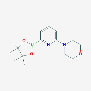 4-(6-(4,4,5,5-tetramethyl-1,3,2-dioxaborolan-2-yl)pyridin-2-yl)morpholine图片