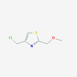 4-(Chloromethyl)-2-(methoxymethyl)-1,3-thiazole图片