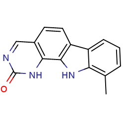 10-methyl-1H,2H,11H-pyrimido[4,5-a]carbazol-2-one图片