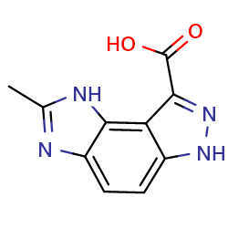 2-methyl-1,6-dihydroimidazo[4,5-e]indazole-8-carboxylicacid图片