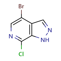 4-Bromo-7-chloro-1H-pyrazolo[3,4-c]pyridine图片