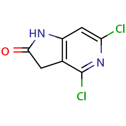4,6-Dichloro-1,3-dihydro-2H-pyrrolo[3,2-C]pyridin-2-one图片