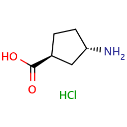 (1R,3R)-3-Aminocyclopentanecarboxylicacidhydrochloride图片