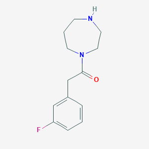 1-(1,4-Diazepan-1-yl)-2-(3-fluorophenyl)ethan-1-one图片