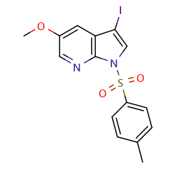 3-Iodo-5-methoxy-1-tosyl-1H-pyrrolo[2,3-b]pyridine图片