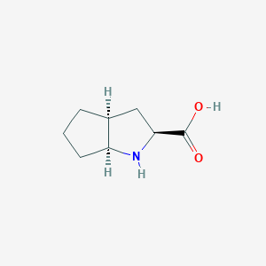 (2S,3aS,6aS)-octahydrocyclopenta[b]pyrrole-2-carboxylicacid图片