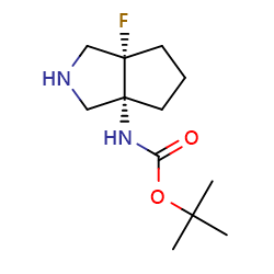 tert-butylN-[(3aR,6aS)-6a-fluoro-octahydrocyclopenta[c]pyrrol-3a-yl]carbamate图片