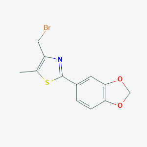 2-Benzo[1,3]dioxol-5-yl-4-bromomethyl-5-methylthiazole图片