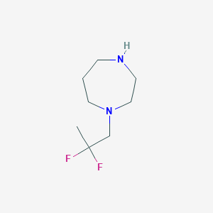 1-(2,2-Difluoro-propyl)-[1,4]diazepane图片