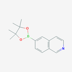 6-(4,4,5,5-Tetramethyl-1,3,2-dioxaborolan-2-yl)isoquinoline图片