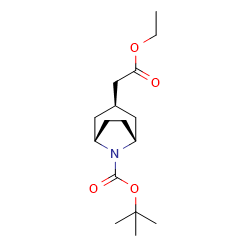 rel-tert-butyl(1R,3S,5S)-3-(2-ethoxy-2-oxoethyl)-8-azabicyclo[3,2,1]octane-8-carboxylate图片