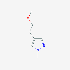 4-(2-methoxyethyl)-1-methyl-1H-pyrazole图片