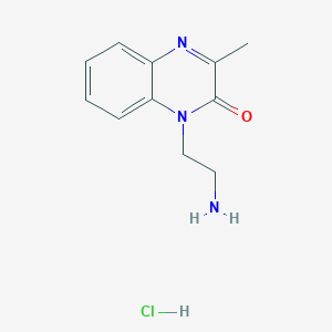 1-(2-aminoethyl)-3-methyl-1,2-dihydroquinoxalin-2-onehydrochloride图片