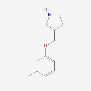 3-[(3-Methylphenoxy)methyl]pyrrolidine图片
