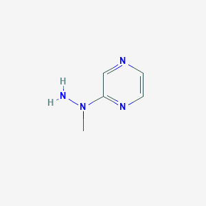 2-(1-Methylhydrazin-1-yl)pyrazine图片