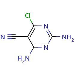 2,4-diamino-6-chloropyrimidine-5-carbonitrile图片