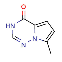 7-methylpyrrolo[2,1-f][1,2,4]triazin-4(1H)-one图片