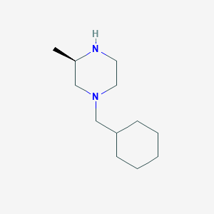 (3R)-1-(Cyclohexylmethyl)-3-methylpiperazine图片